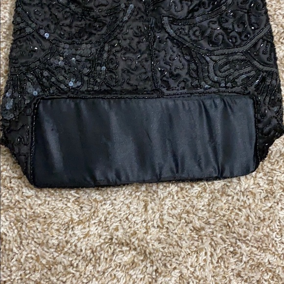 Black Handmade Hobo Bag - Picture 12 of 15